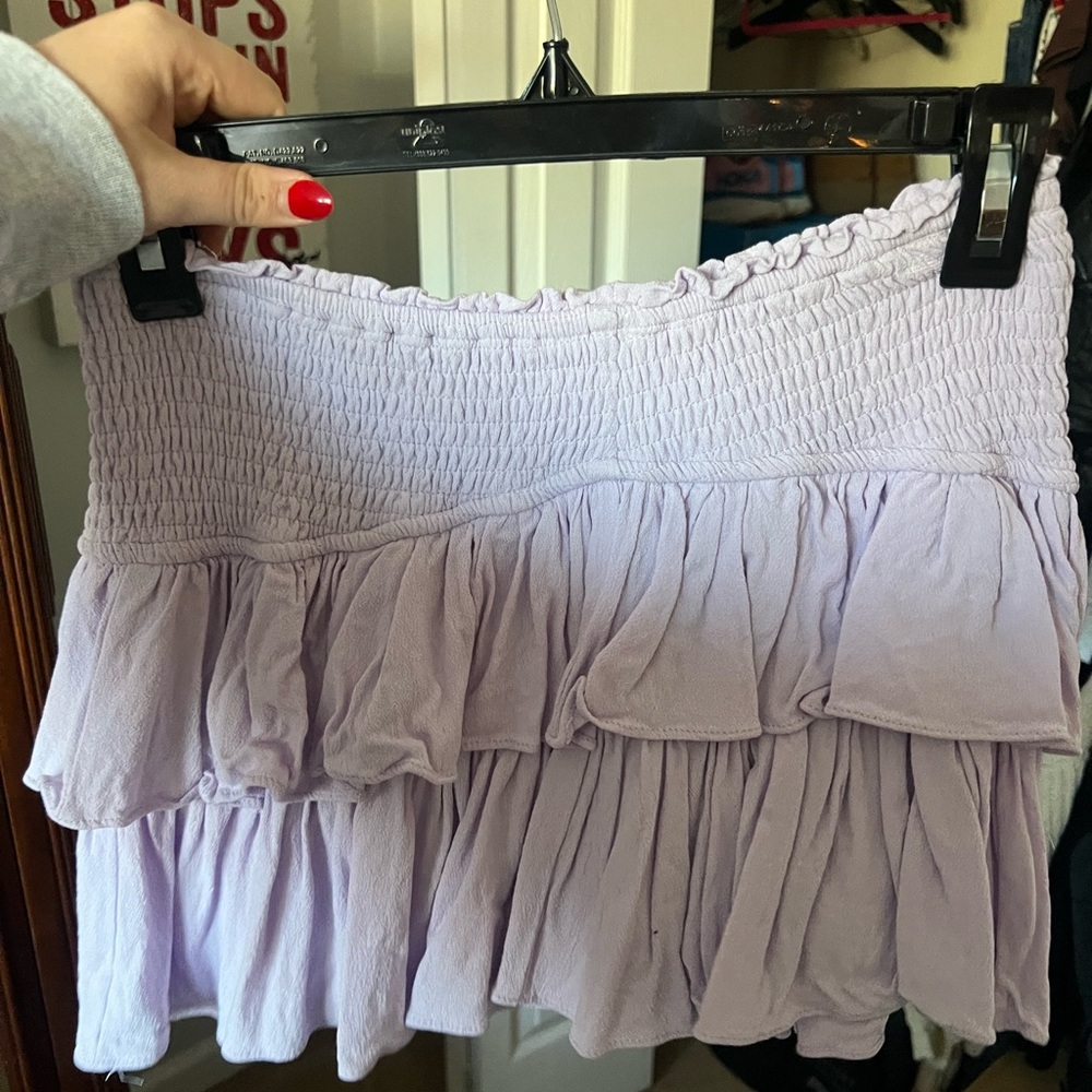 Lavender Ruffled Women's Skirt